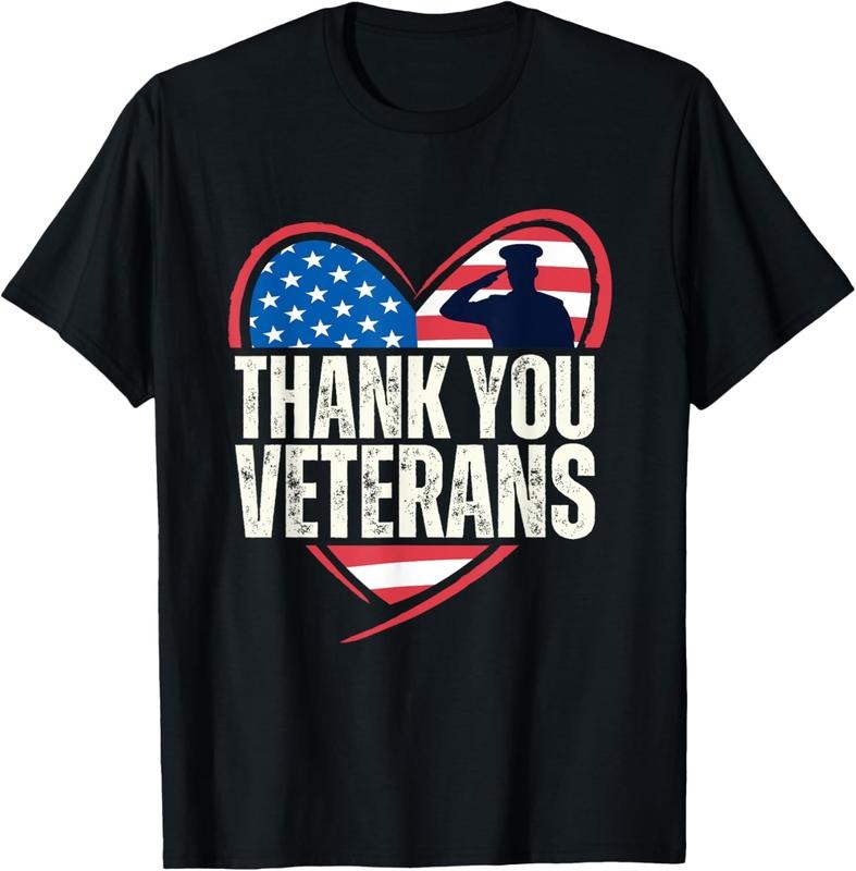 100% Cotton Thank You Veterans Day Memorial Day Partiotic Military Usa T-Shirt Hoodie Sweatshirt | PrintMintTees.com