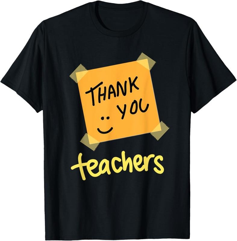 100% Cotton Thank you teacher Appreciation graduation T-Shirt Hoodie Sweatshirt | PrintMintTees.com