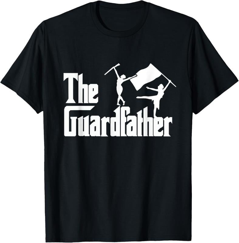 100% Cotton The Guardfather - Color Guard Dad T-Shirt Hoodie, Sweatshirt | PrintMintTees.com