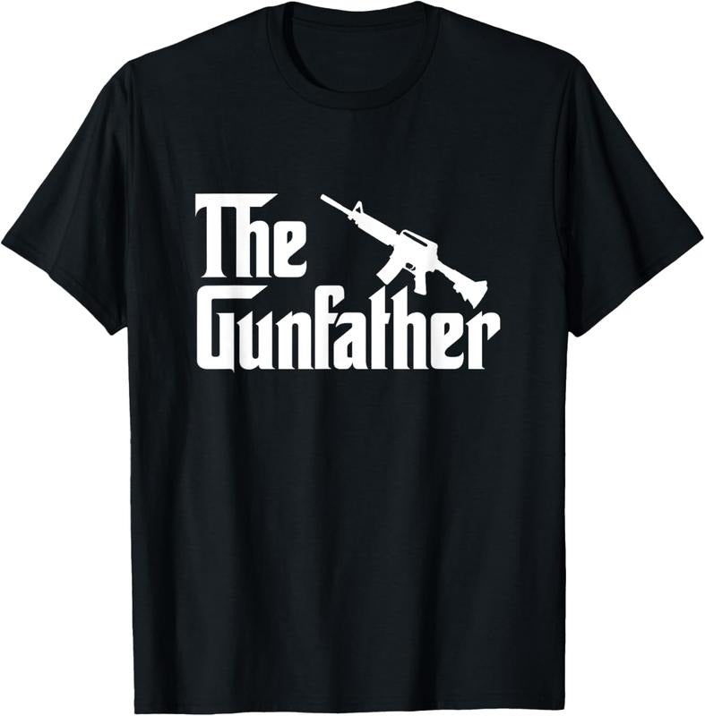100% Cotton Gun Father Funny Gun Owner Shirts Dad T-Shirts, Hoodie, Sweatshirt