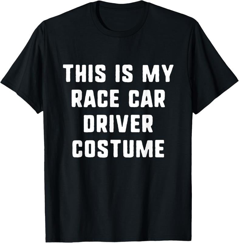 100% Cotton This Is My Race Car Driver Halloween Costume Funny RaceCar T-Shirt Hoodie Sweatshirt | PrintMintTees.com