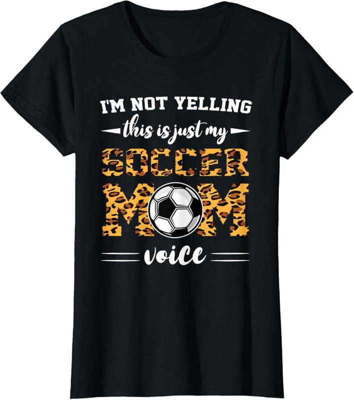 100% Cotton This is just my Soccer Mom voice Soccer Mom T-Shirt Hoodie, Sweatshirt | PrintMintTees.com