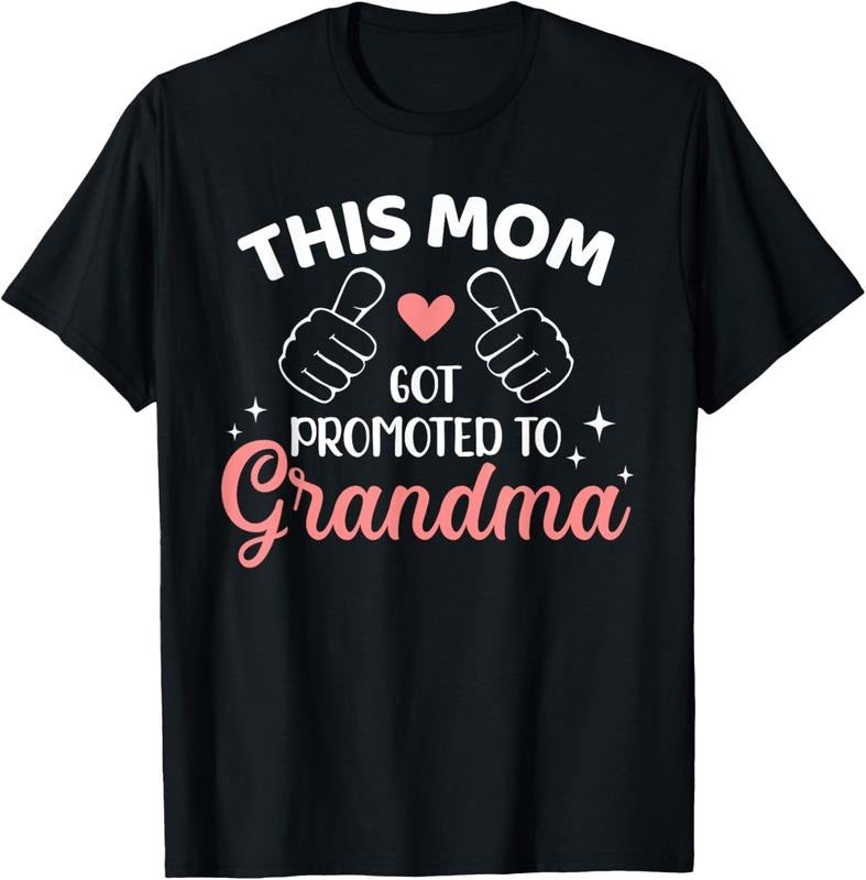 100% Cotton This mom got promoted to grandma T-Shirt Hoodie, Sweatshirt | PrintMintTees.com