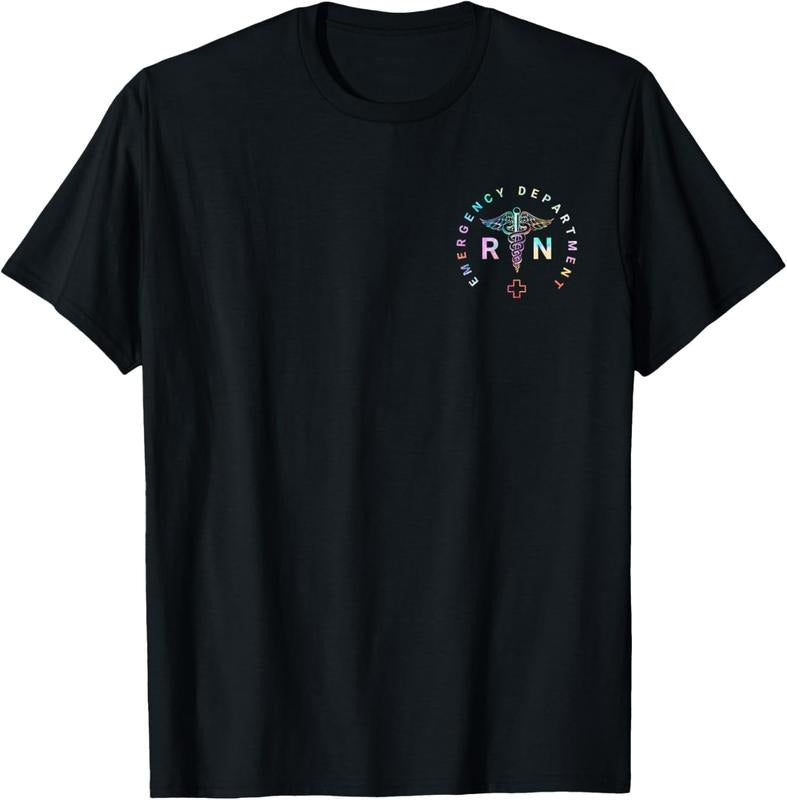 100% Cotton Tie Dye Emergency Department RN Sweatshirt, Registered Nurse T-Shirt Hoodie | PrintMintTees.com