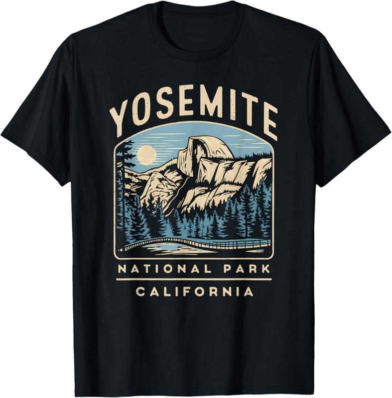 100% Cotton Travel Hiking Vintage Yosemite National Park California T-Shirt Hoodie, Sweatshirt | PrintMintTees.com