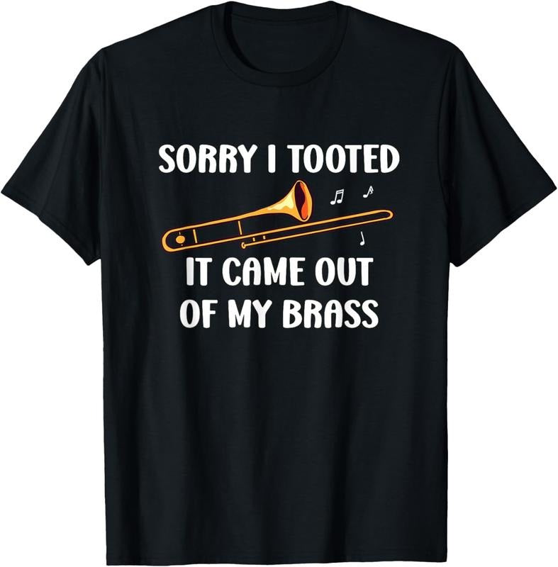 100% Cotton Trombone T-Shirt Hoodie, Sweatshirt | PrintMintTees.com