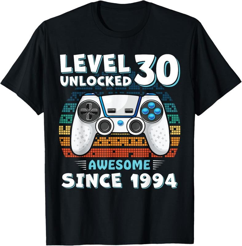 100% Cotton Turning 30 Birthday Decorations Men 30th BDay 1994 Birthday T-Shirt Hoodie, Sweatshirt | PrintMintTees.com