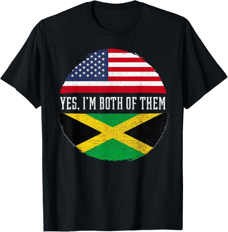 100% Cotton USA Flag Jamaica Heritage DNA T-Shirt Hoodie, Sweatshirt | PrintMintTees.com