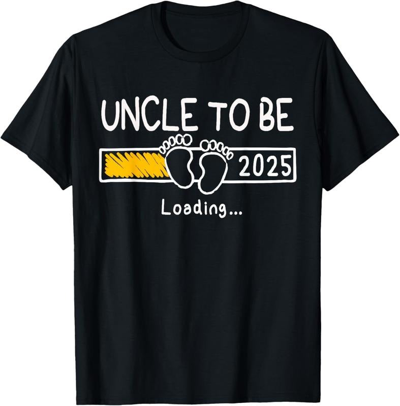 100% Cotton Uncle To Be 2025 Soon To Be Uncle est 2025 Promoted to Uncle T-Shirt Hoodie Sweatshirt | PrintMintTees.com