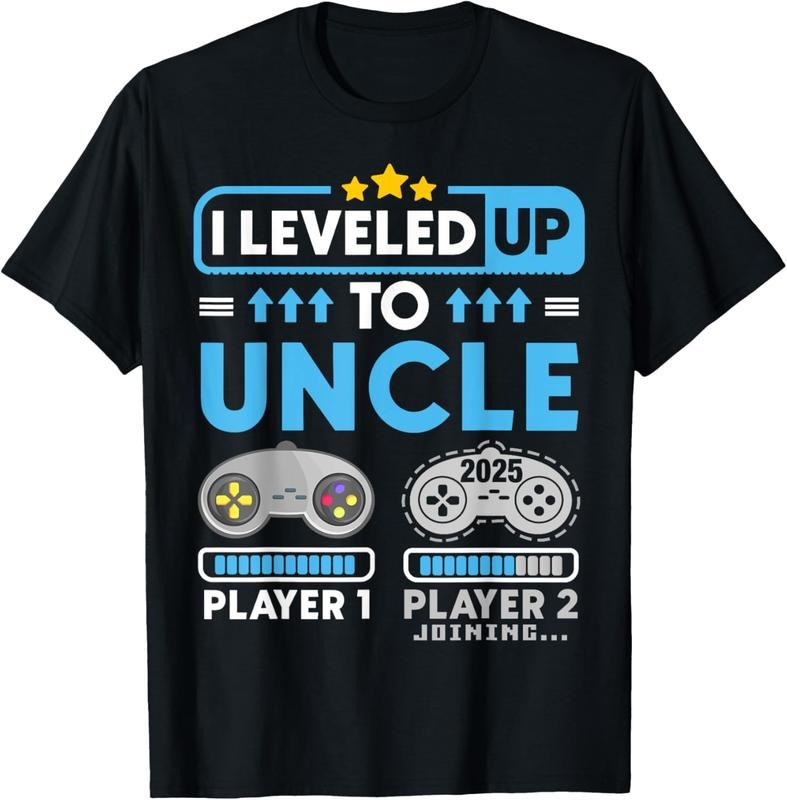100% Cotton Uncle Est 2025 I Leveled Up Uncle 2025 Promoted Uncle T-Shirts, Hoodie, Sweatshirt