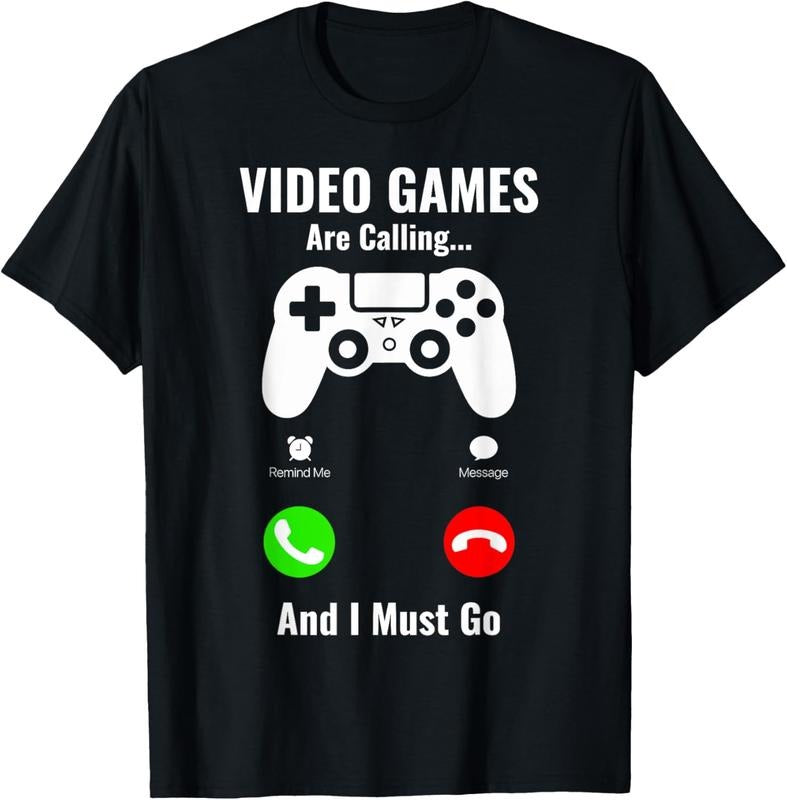 100% Cotton Video Games Are Calling And I Must Go T-Shirt Hoodie Sweatshirt | PrintMintTees.com