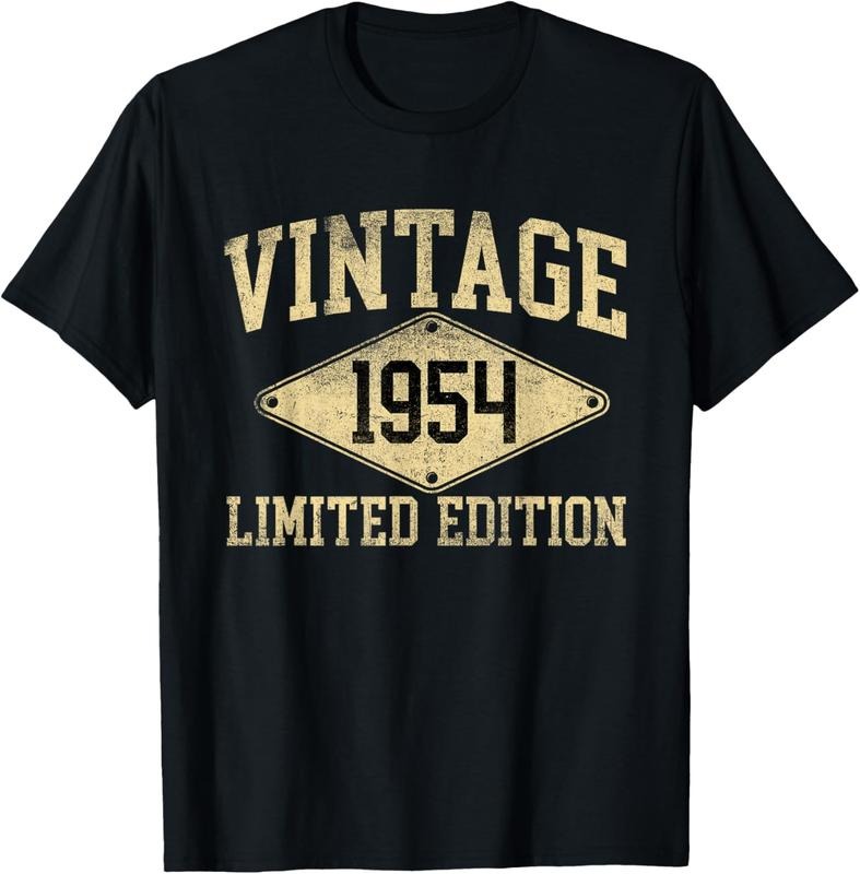 100% Cotton Vintage 1954 Limited Year Birth T-Shirts, Hoodie, Sweatshirt
