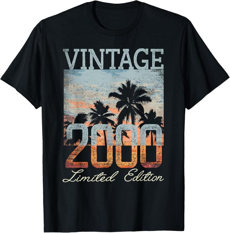 100% Cotton Vintage 2000 Limited 24th 24 Year Old T-Shirts, Hoodie, Sweatshirt