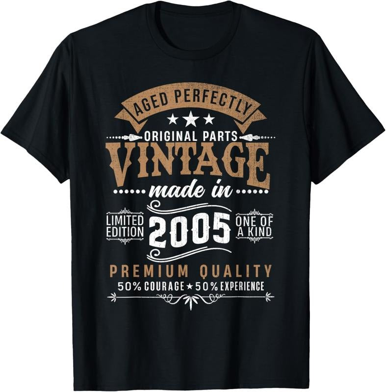 100% Cotton Vintage 2005 19th 19 Year Old T-Shirts, Hoodie, Sweatshirt
