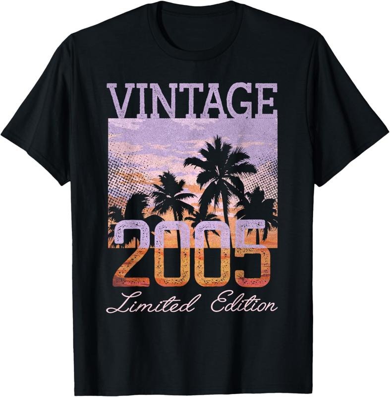 100% Cotton Vintage 2005 Limited Edition 19th Birthday 19 Year Old Gifts T-Shirt Hoodie, Sweatshirt | PrintMintTees.com