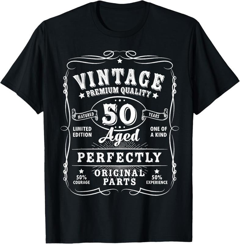 100% Cotton Vintage 50th Decorations Funny 50 T-Shirts, Hoodie, Sweatshirt
