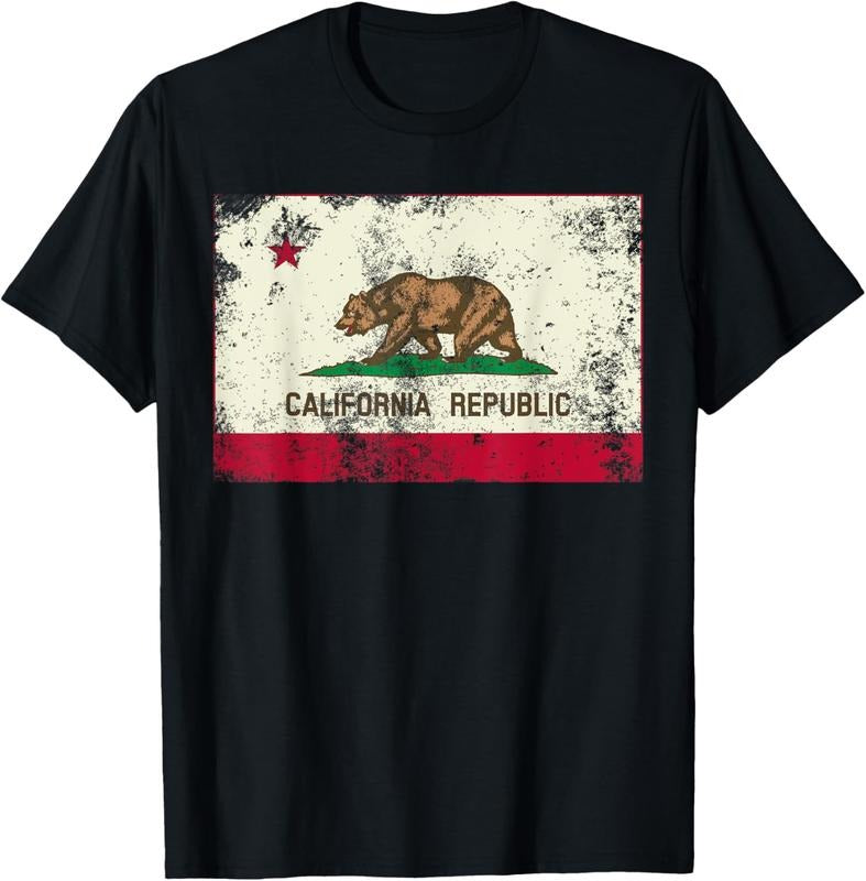 100% Cotton Vintage California Republic T-shirt | I Love CA - Cali Life T-Shirt Hoodie, Sweatshirt | PrintMintTees.com