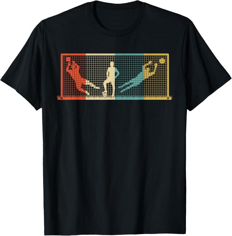 100% Cotton Vintage Goal Keeper T-Shirt Soccer Goalie Gift T-Shirt Hoodie Sweatshirt | PrintMintTees.com
