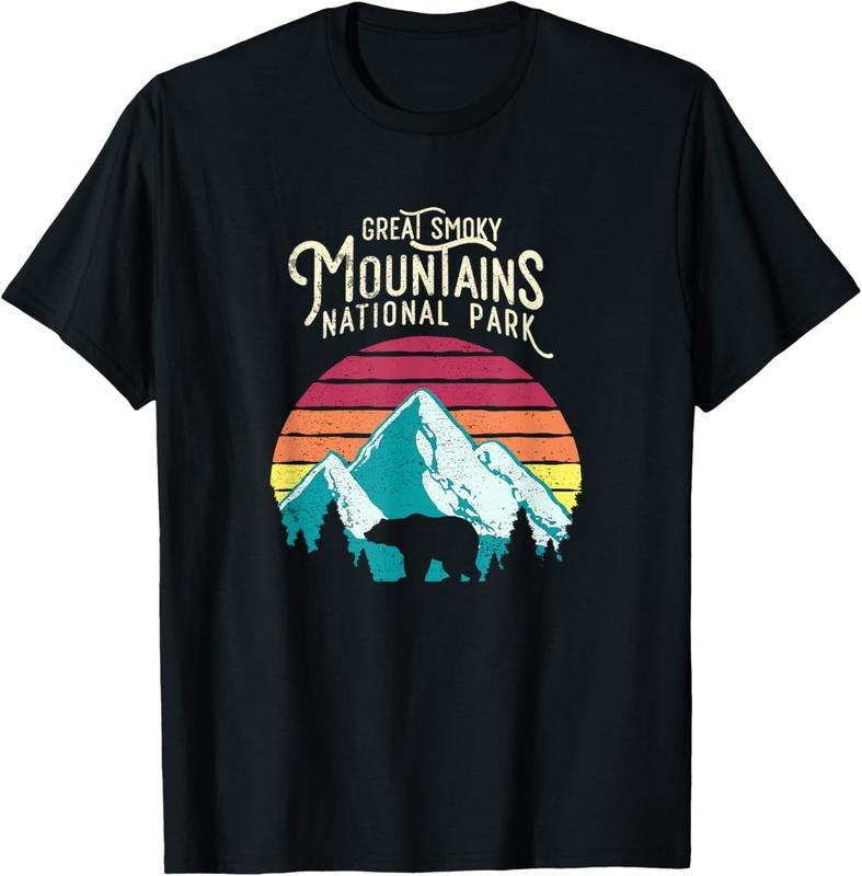 100% Cotton Vintage Great Smoky Mountains National Park Bear T-Shirts, Hoodie, Sweatshirt