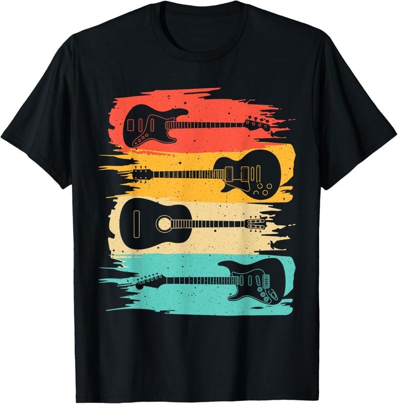 100% Cotton Vintage Guitar Gift For Men Women Music Band Guitarist Stuff T-Shirt Hoodie, Sweatshirt | PrintMintTees.com