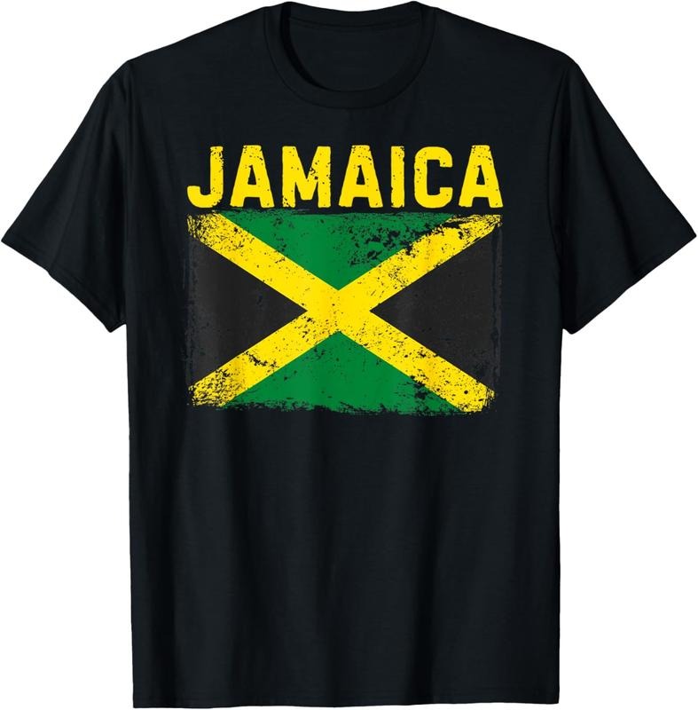 100% Cotton Vintage Jamaica Roots Jamaican Flag Pride Men Women  T-Shirt Hoodie Sweatshirt | PrintMintTees.com