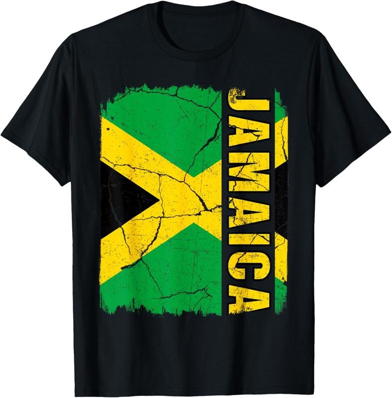 100% Cotton Vintage Jamaican Flag Jamaica Pride Roots Heritage Gift T-Shirt Hoodie, Sweatshirt | PrintMintTees.com