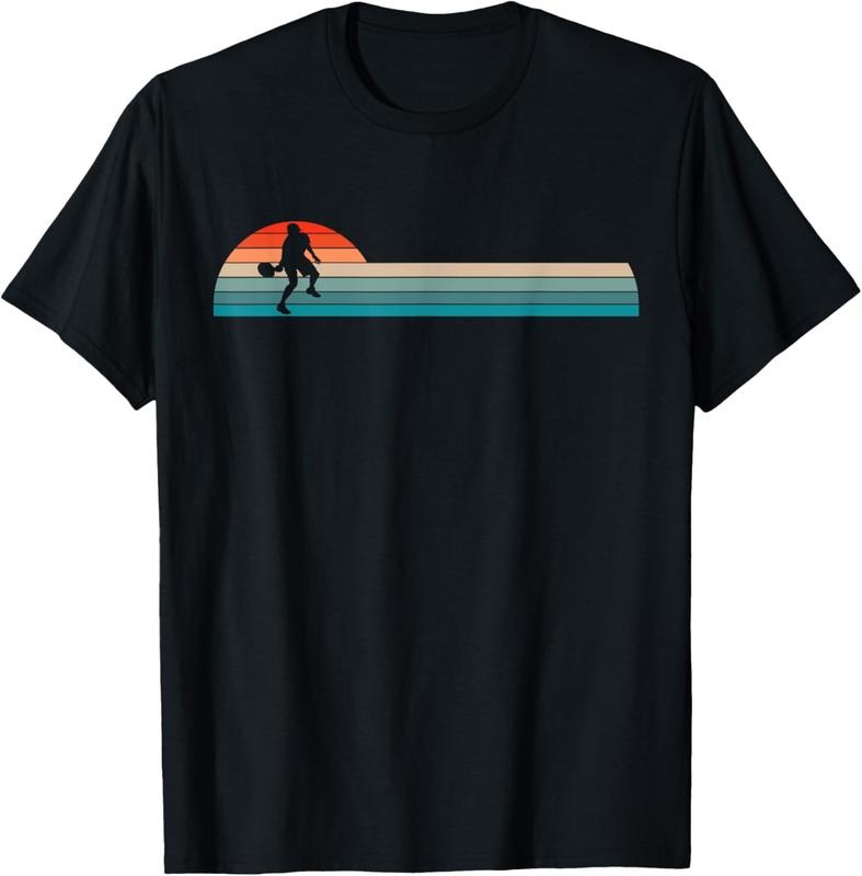 100% Cotton Vintage Retro Pickleball Player T-Shirt Hoodie Sweatshirt | PrintMintTees.com