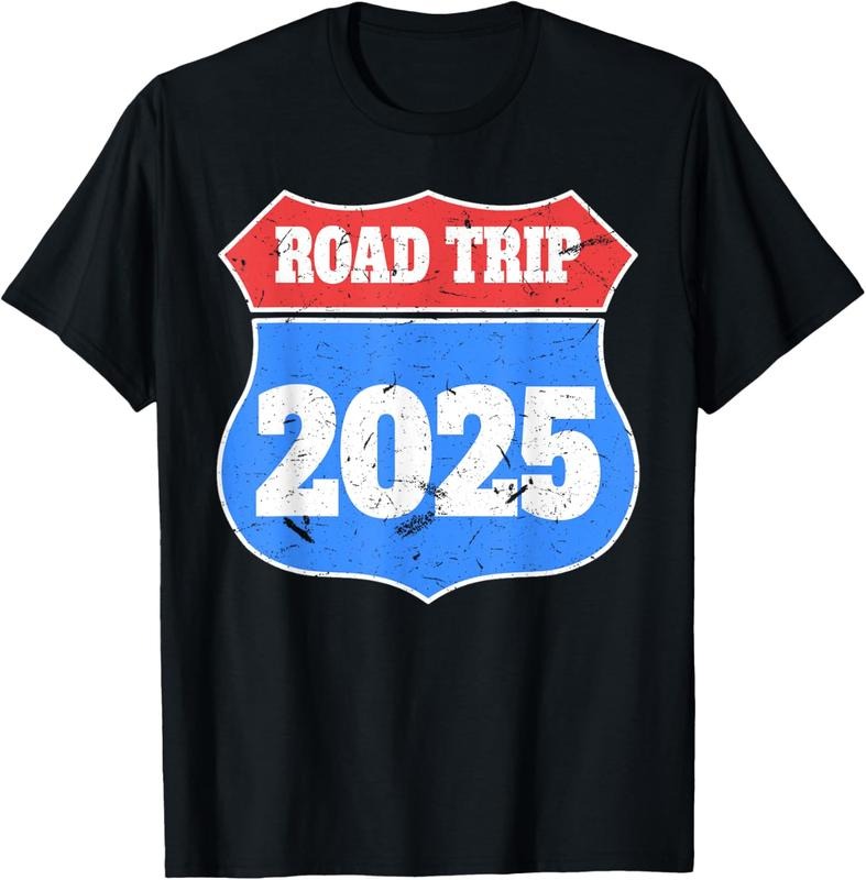 100% Cotton Vintage Road Trip 2025 Travel Men Women  Gift T-Shirt Hoodie Sweatshirt | PrintMintTees.com