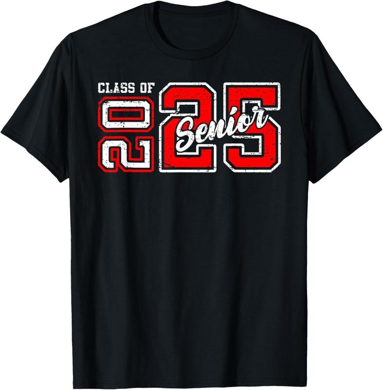 100% Cotton Vintage Seniors Graduation 2025 Senior 2025 Class Of 2025 T-Shirt Hoodie Sweatshirt | PrintMintTees.com