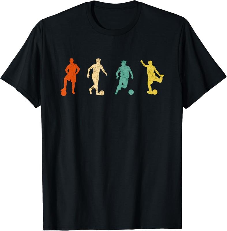 100% Cotton Vintage Soccer Graphic Design Futbol Football Soccer Player T-Shirt Hoodie, Sweatshirt | PrintMintTees.com
