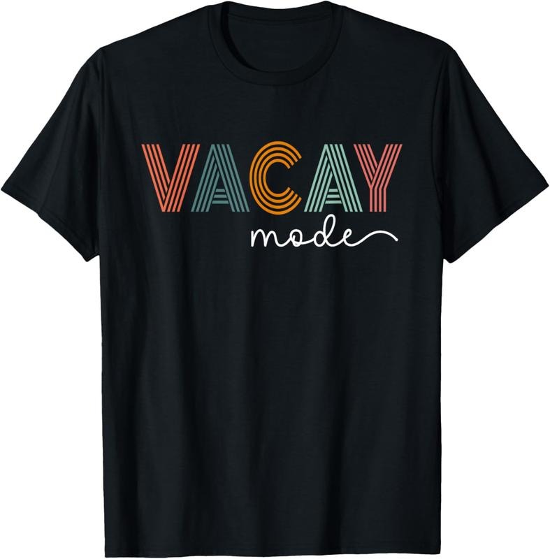 100% Cotton Vintage Vacay Mode For Camping Family Vacations in 2023 T-Shirt Hoodie, Sweatshirt | PrintMintTees.com