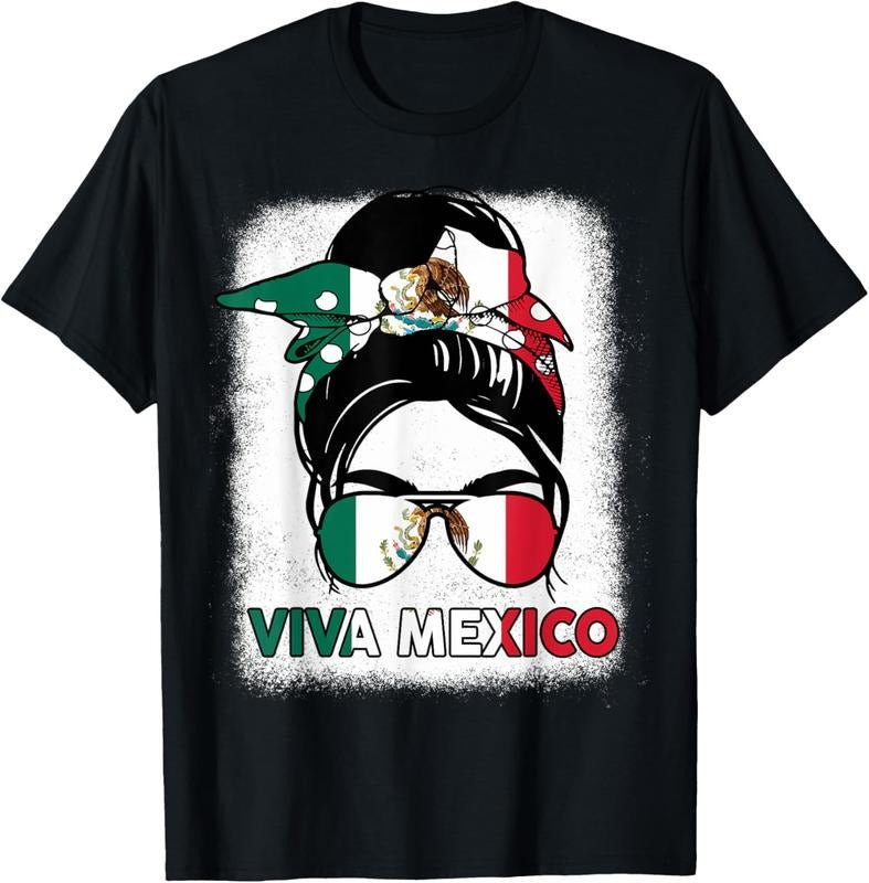 100% Cotton Viva Mexico-Shirt Women Mexican Flag Independence Day T-Shirt Hoodie, Sweatshirt | PrintMintTees.com