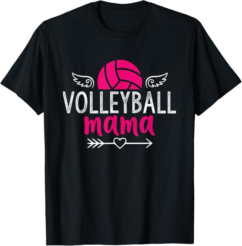 100% Cotton Volleyball Mama Funny Volleyball Lover Women Volleyball Mom T-Shirt Hoodie, Sweatshirt | PrintMintTees.com
