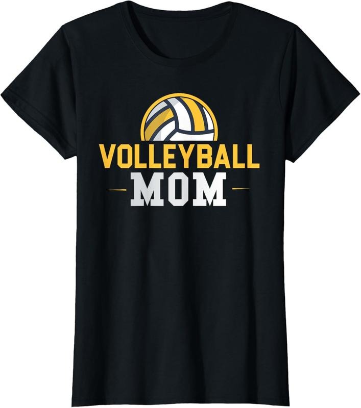 100% Cotton Volleyball Mom Gift Funny Sports Mom Mothers Day T-Shirt Hoodie Sweatshirt | PrintMintTees.com