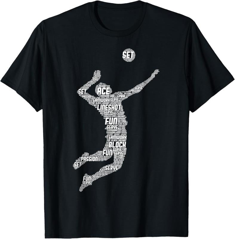 100% Cotton Volleyball Player Boys Youth Men T-Shirt Hoodie Sweatshirt | PrintMintTees.com