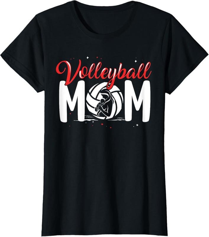 100% Cotton Volleyball Player Mom Love Volleyball Mom T-Shirt Hoodie, Sweatshirt | PrintMintTees.com