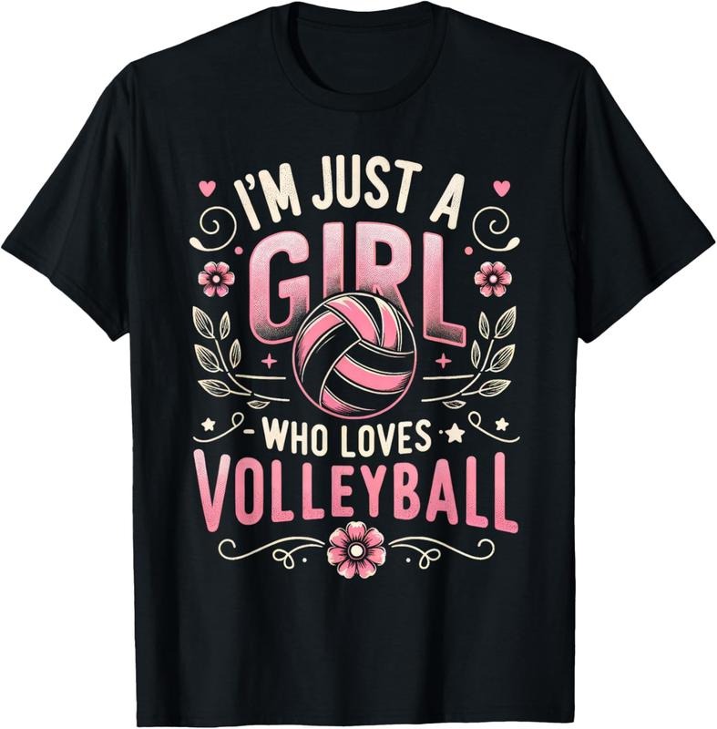 100% Cotton Volleyball Shirt For Teens Women Girl Who Loves Volleyball T-Shirt Hoodie Sweatshirt | PrintMintTees.com