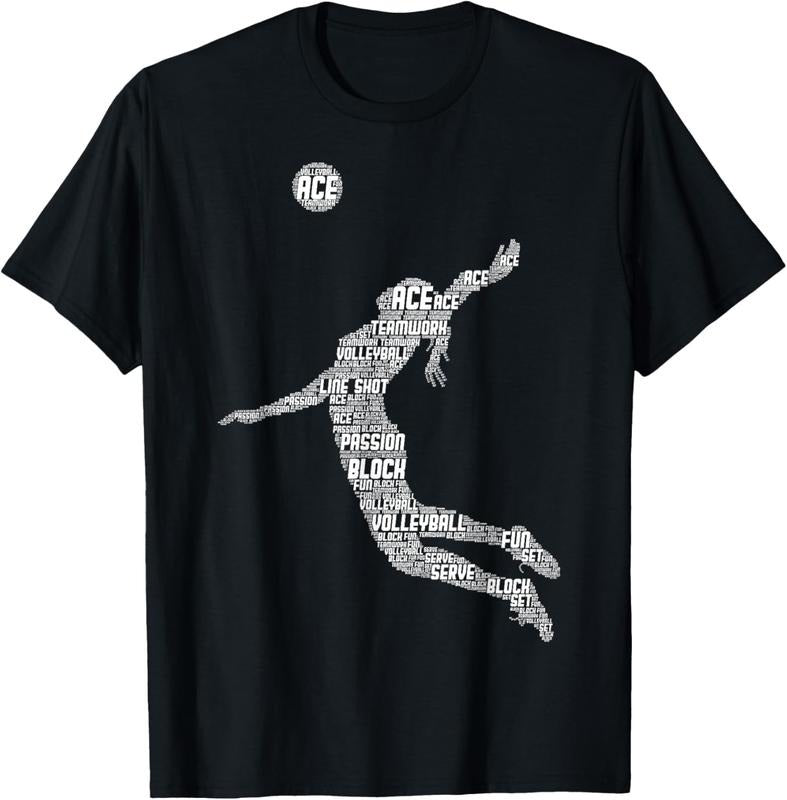 100% Cotton Volleyball Teen Girl Women Youth Player T-Shirt Hoodie, Sweatshirt | PrintMintTees.com
