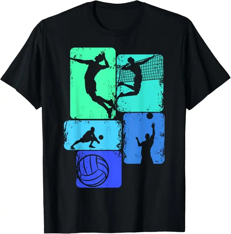 100% Cotton Volleyballer Volleyball Children Boys Men T-Shirt Hoodie Sweatshirt | PrintMintTees.com