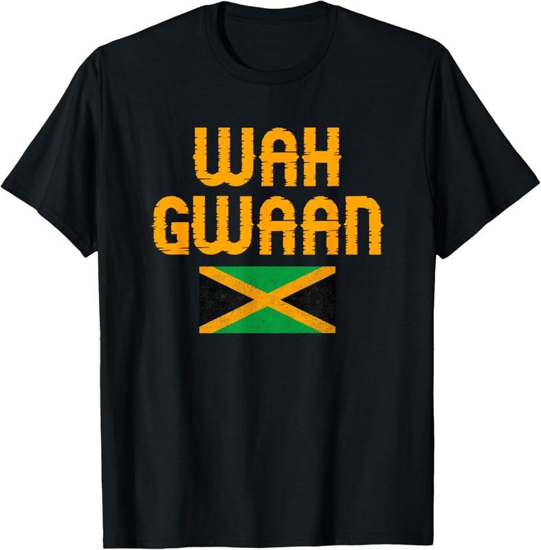 100% Cotton Wah Gwaan Jamaica T-Shirt Hoodie, Sweatshirt | PrintMintTees.com