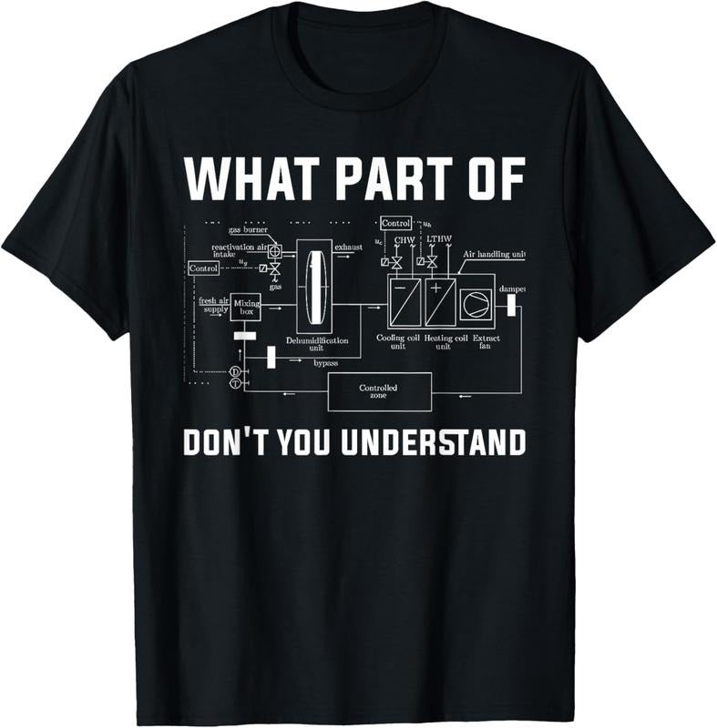 100% Cotton What Part Don't You Understand Ac Tech Funny HVAC Technician T-Shirt Hoodie, Sweatshirt | PrintMintTees.com