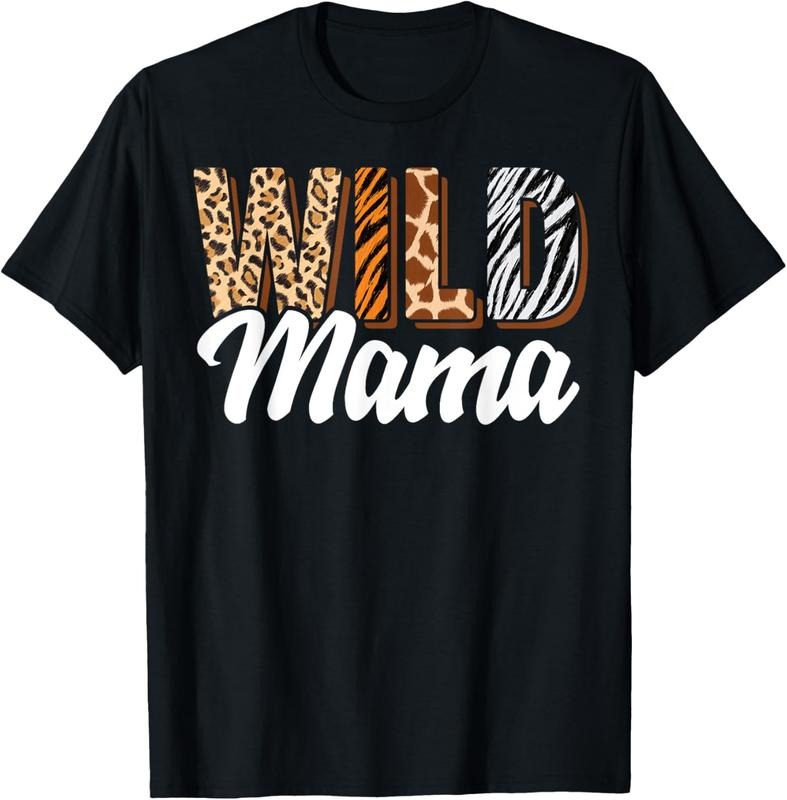 100% Cotton Wild Mama Zoo Born Two Be Wild B Day Safari Jungle Animal T-Shirts, Hoodie, Sweatshirt