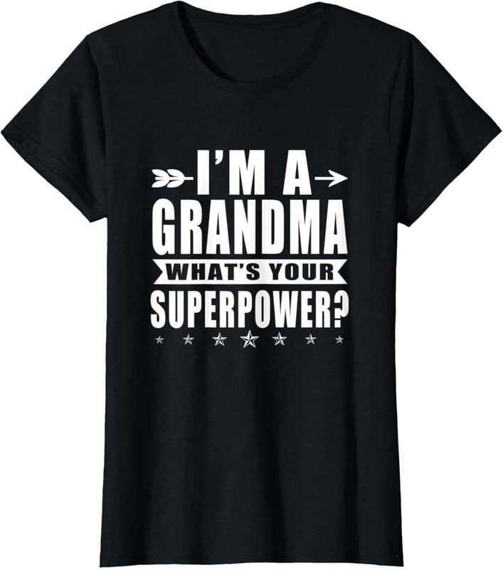 100% Cotton Womens Grandma Your Superpower Retire Grandparents T-Shirt Hoodie, Sweatshirt | PrintMintTees.com