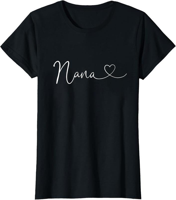 100% Cotton Womens Nana Christmas Mother's Day Women Grandma From Grandkids T-Shirt Hoodie, Sweatshirt | PrintMintTees.com