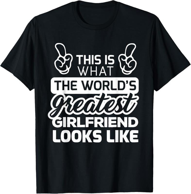 100% Cotton World's Greatest Girlfriend Best Girlfriend Ever T-Shirt T-Shirt Hoodie Sweatshirt | PrintMintTees.com