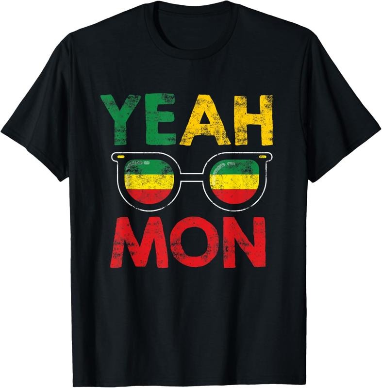 100% Cotton Yeah Mon Jamaican Vacation Jamaica Reggae T-Shirt Hoodie, Sweatshirt | PrintMintTees.com