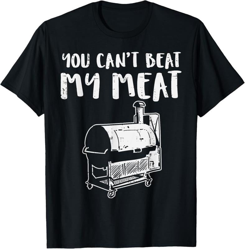 100% Cotton You Cant Beat My Meat Funny Bbq Barbecue Grill Men Women T-Shirt Hoodie Sweatshirt | PrintMintTees.com