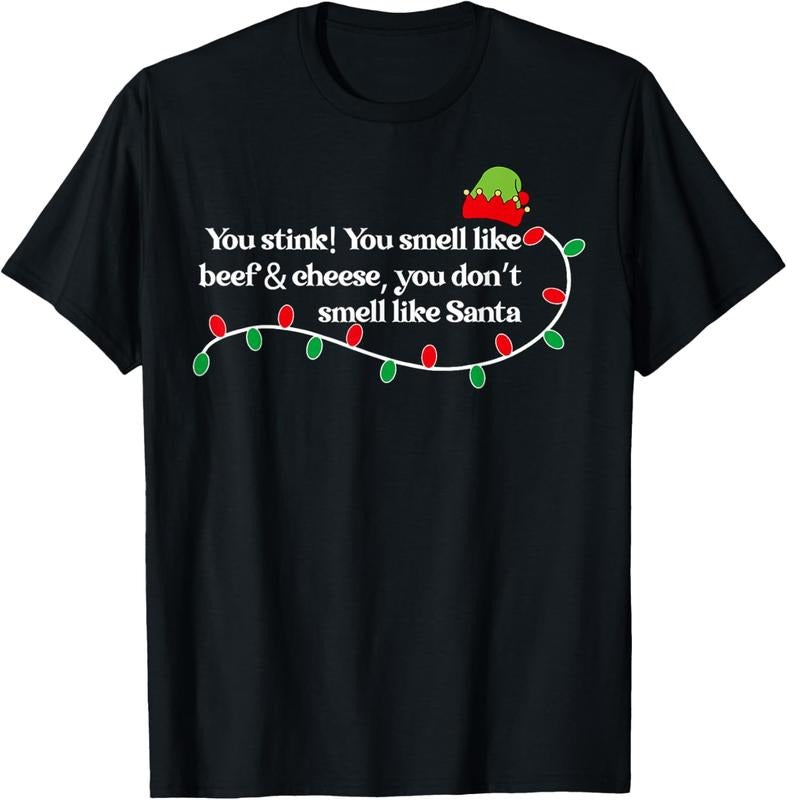 100% Cotton You Stink! You Smell Like Beef & Cheese, You Don't Smell T-Shirt Hoodie, Sweatshirt | PrintMintTees.com