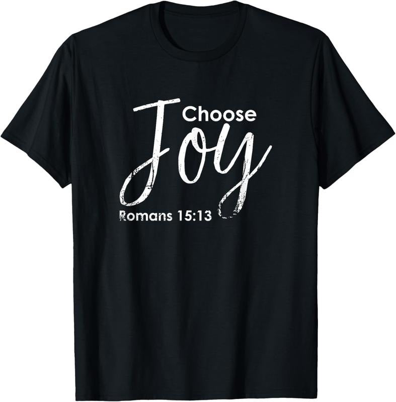 100% Cotton choose joy shirt women - christian gift T-Shirt Hoodie Sweatshirt | PrintMintTees.com
