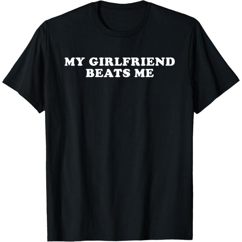 100% Cotton my girlfriend beat me shirt Hoodie Sweatshirt | PrintMintTees.com